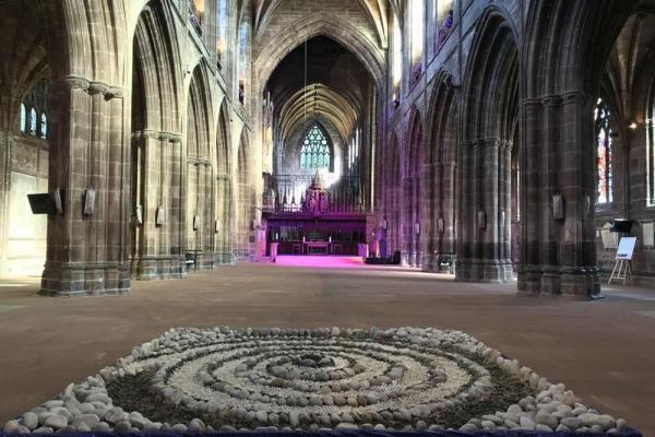 Open Memorial Spiral unveiled in Chester Cathedral